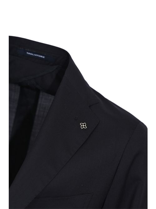 Giacca Montecarlo in misto lana e seta Blu Tagliatore | 1SMC22K 520109 B32381254